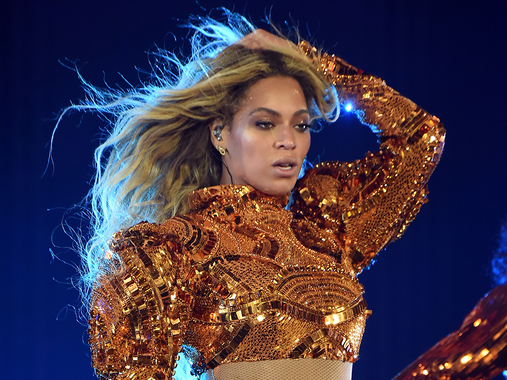 Beyonce performs onstage during the 'Formation' world tour at the Rose Bowl on May 14, 2016 in Pasadena, Calif. 
