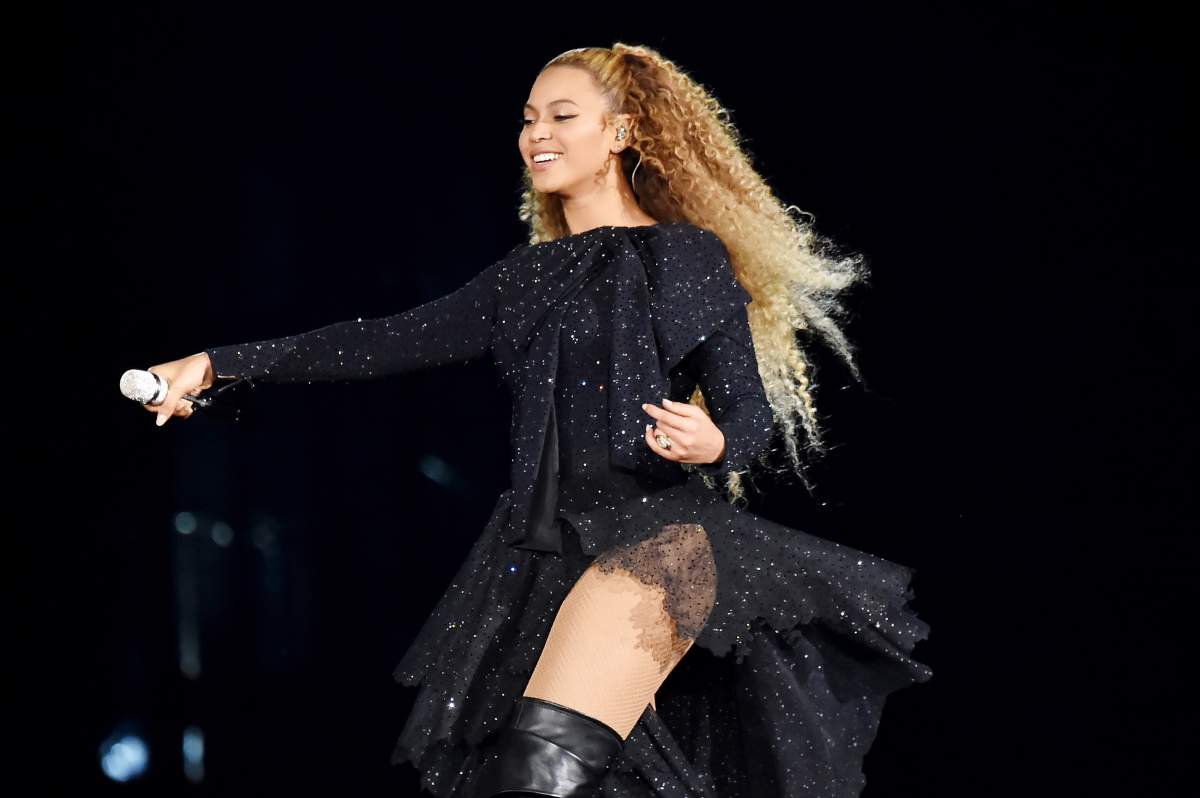 Beyoncé Knowles performs on stage during the ‘On the Run II’ tour opener at Principality Stadium on June 6, 2018 in Cardiff, Wales.