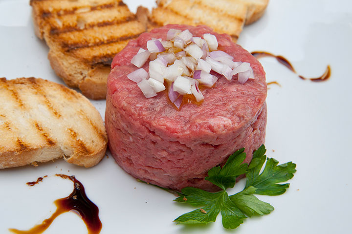 Steak tartare pictured in this undated file photo. 