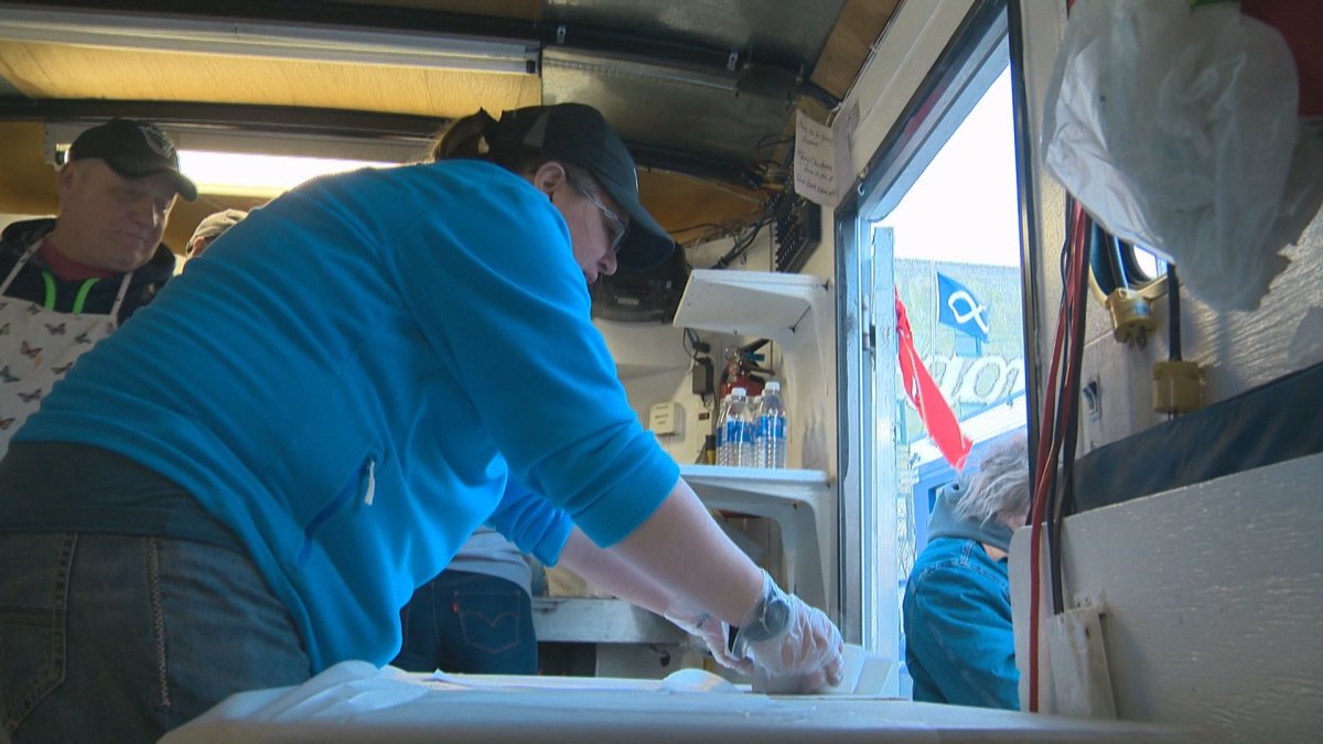 A group of Edmontonians is serving chili to the homeless every Sunday throughout the winter months.