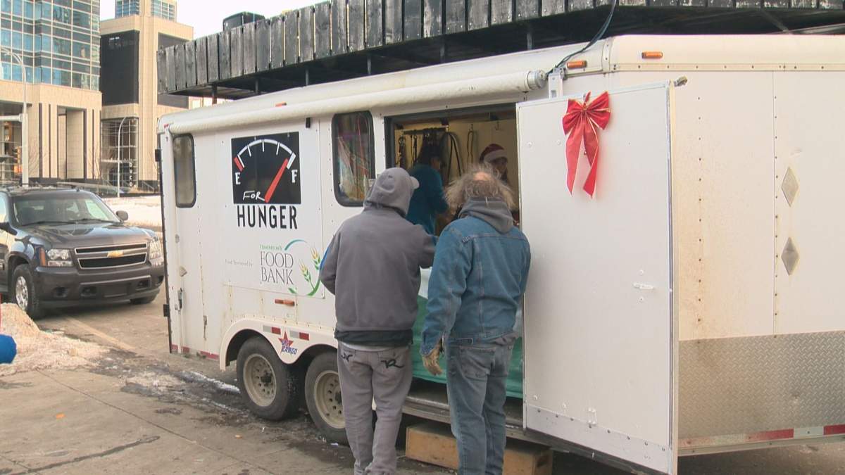 Fuel for Hunger serves hot meals to homeless people in Edmonton throughout the winter.