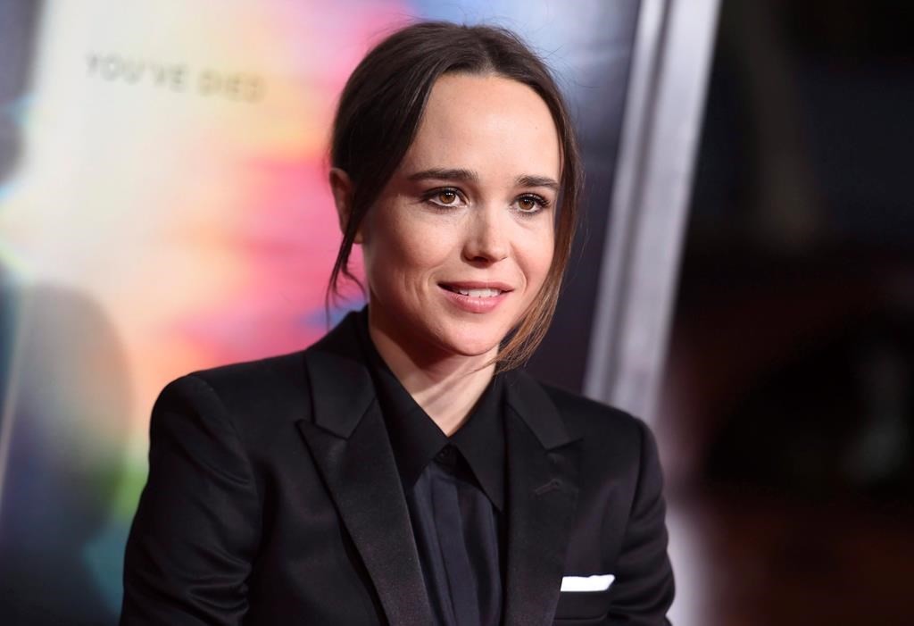 FILE - Ellen Page arrives at the world premiere of "Flatliners" at The Theatre at Ace Hotel in Los Angeles on September 27, 2017. 
