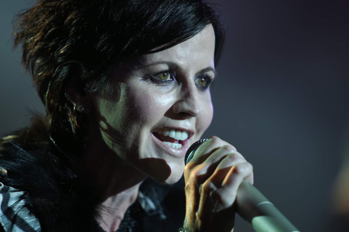 Dolores O’Riordan of The Cranberries on stage during the 23rd edition of the Cognac Blues Passion festival in Cognac on July 7, 2016.