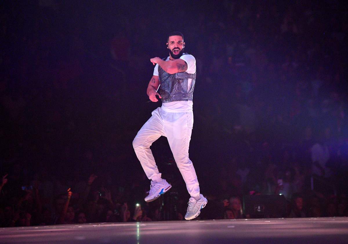 Drake performs onstage during the Final Stop of ‘Aubrey & The Three Migos’ Tour at State Farm Arena on Nov. 18, 2018 in Atlanta, Ga.