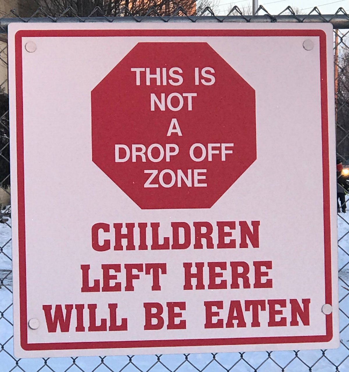 The offending sign.
