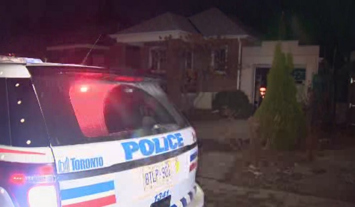 Toronto Fire Services pulled a man from a house fire at Eglinton Ave. and Dufferin St. in Toronto on Dec. 17, 2018.