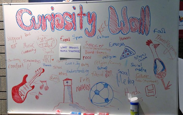 Five Calgary teens designed and presented a radicalization prevention workshop in Calgary on Wednesday. One goal is to get people to build empathy by being curious.