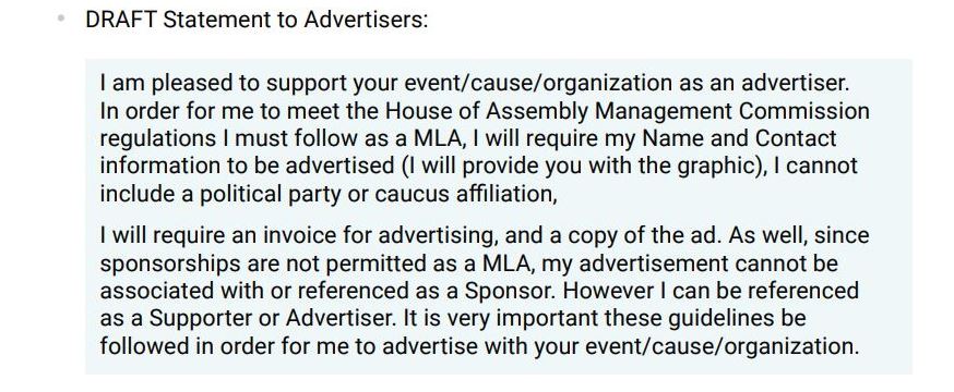 Nova Scotia MLAs expensed $175,000 in advertising over 6-month period - image