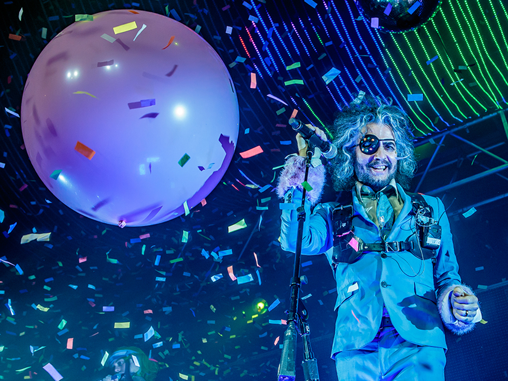 Wayne Coyne of The Flaming Lips performs onstage at Alcatraz on Nov. 14, 2018, in Milan, Italy.