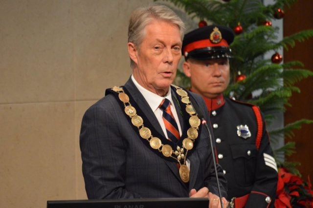 Mayor Fred Eisenberger has launched Hamilton City Council's new term by  touting his mandate  to build LRT.