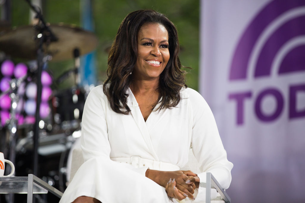 FILE - In a recent interview during her book tour last weekend, Michelle Obama said she is done with women being told to 'lean in.'.