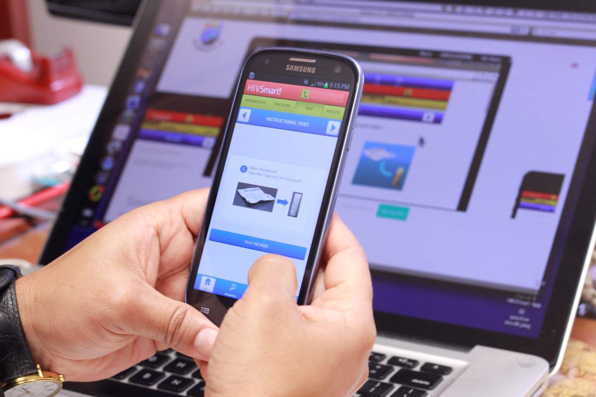 HIVSmart! is a confidential software app that was developed by a team at the Research Institute of the McGill University Health Centre.