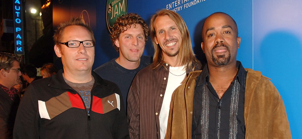 Hootie and the Blowfish on the red carpet at the Orpheum Theatre in Los Angeles, Calif. United States.