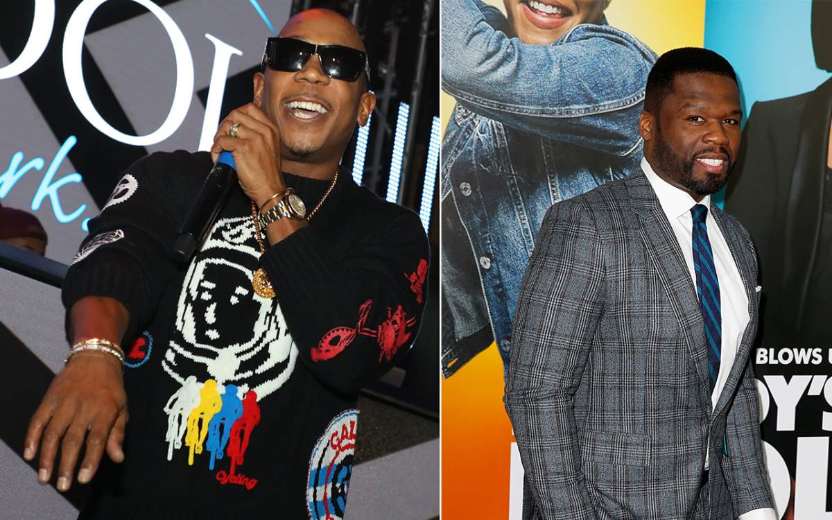 (L-R): Ja Rule and 50 Cent. Credit: Getty Images