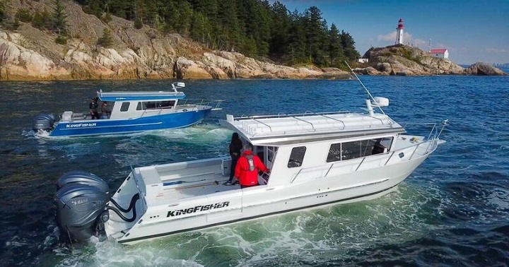 KingFisher makes 34 types of boats, including these two models.