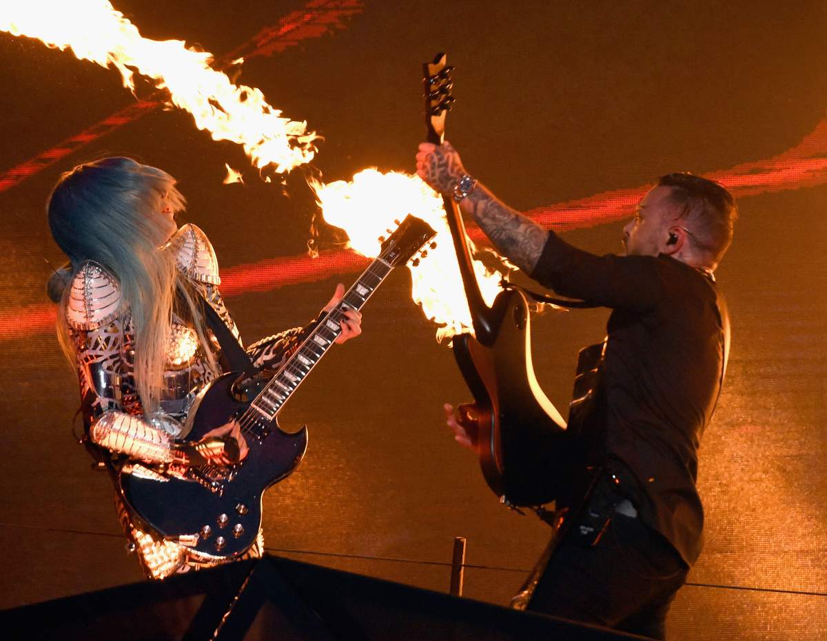 Lady Gaga performs during her ‘Enigma’ residency at Park Theater at Park MGM on Dec. 28, 2018 in Las Vegas, Nev.