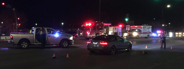 Lethbridge police are investigating after a pedestrian was hit by a vehicle on Saturday.