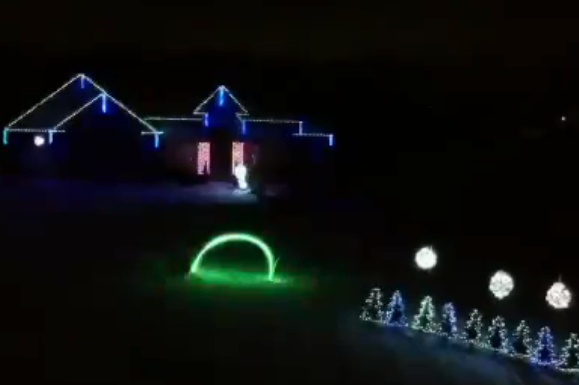"My Christmas light display (over 20,000 lights timed to music) just got shut down.".