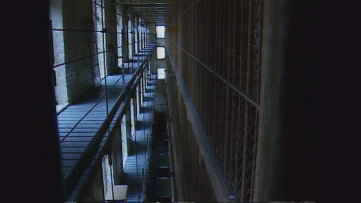 A cell block in the notorious Oakalla prison.