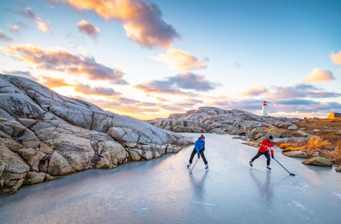 Halifax photographer Adam Cornick says he's received a "phenomenal" response since he posted a photo of a pick-up hockey game set against the iconic backdrop of Peggy's Cove at sunset to his Facebook page Acorn Art & Photography on Monday. 