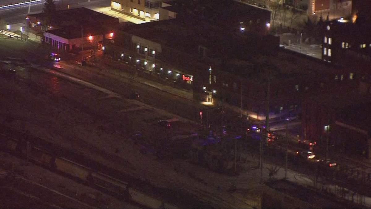 The crash happened on 10 Avenue and 3 Street Southeast near the Enmax power station. 