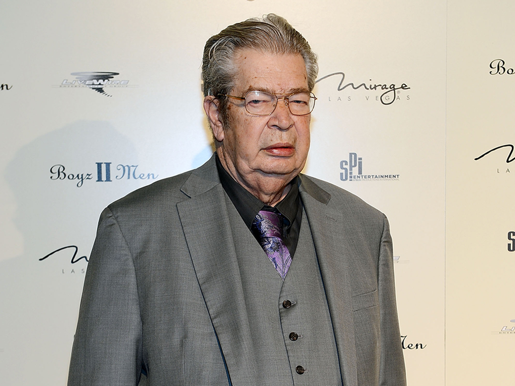 Richard ‘Old Man’ Harrison from the ‘Pawn Stars’ television series arrives at the opening of Boyz II Men new residency at The Mirage Hotel.