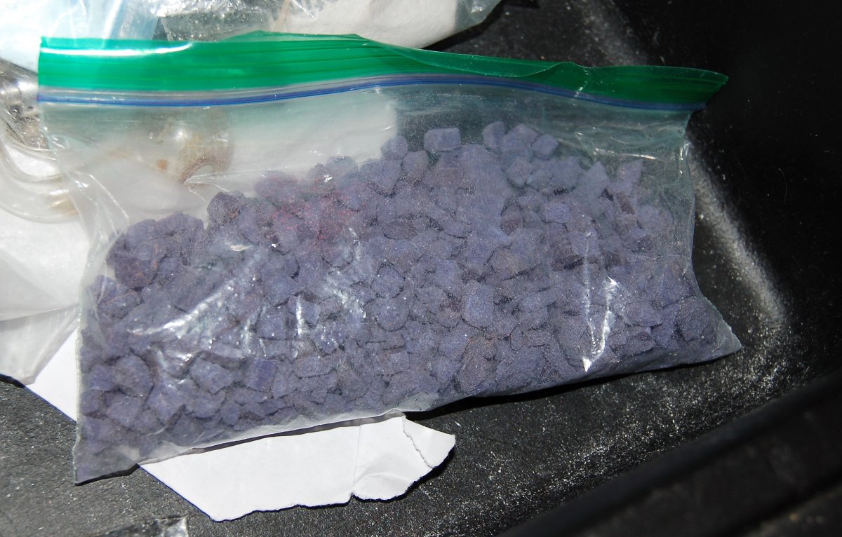 South Simcoe police have issued a warning after a "substantial" amount of suspected drugs were seized during a RIDE stop in Innisfil.