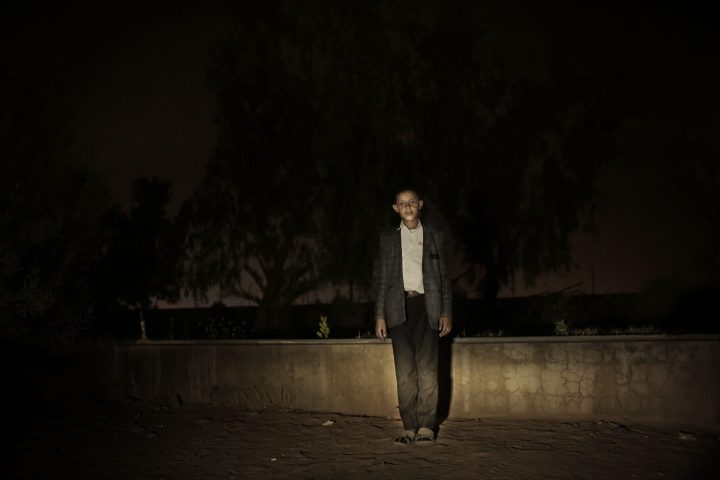 Riyadh, a 13-year-old former child soldier forced to enlist by Houthi rebels, poses for a photograph, in Marib, Yemen, in this July 28, 2018, photo.