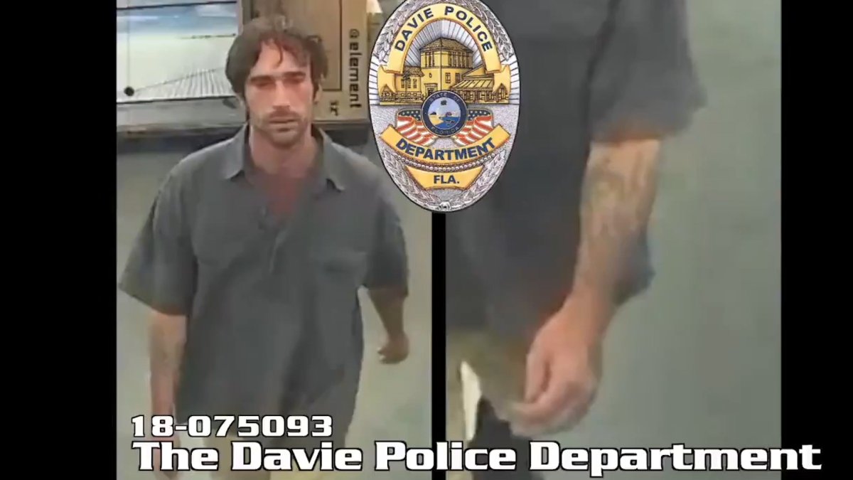 Man steals 43inch TV from Florida Walmart, drops it while trying to