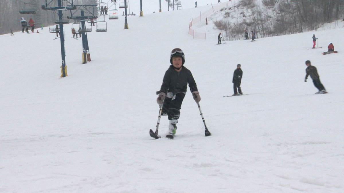 The Slide and Ride program helps students with disabilities learn to ski.