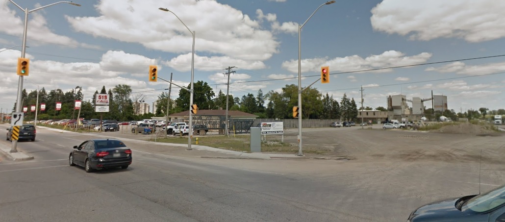 A Google Maps image shows the current location of N-J Spivek Ltd. and 519 Cars on Wonderland Road, just north of Wharncliffe.