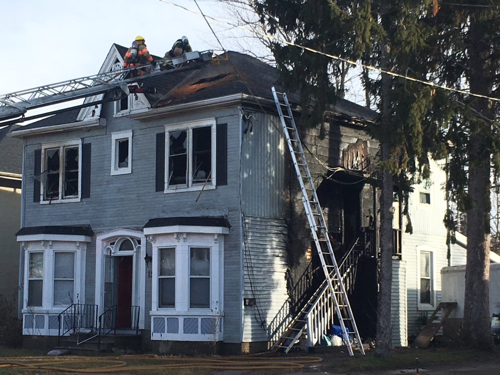 The home located at 15 St. Andrew Street went up in flames at around 9 a.m. on Wednesday, Dec. 19, 2018. 