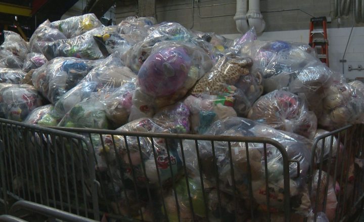 The Hitmen Hockey Club plan to deliver the stuffed toys to the Alberta Children’s Hospital on Monday.