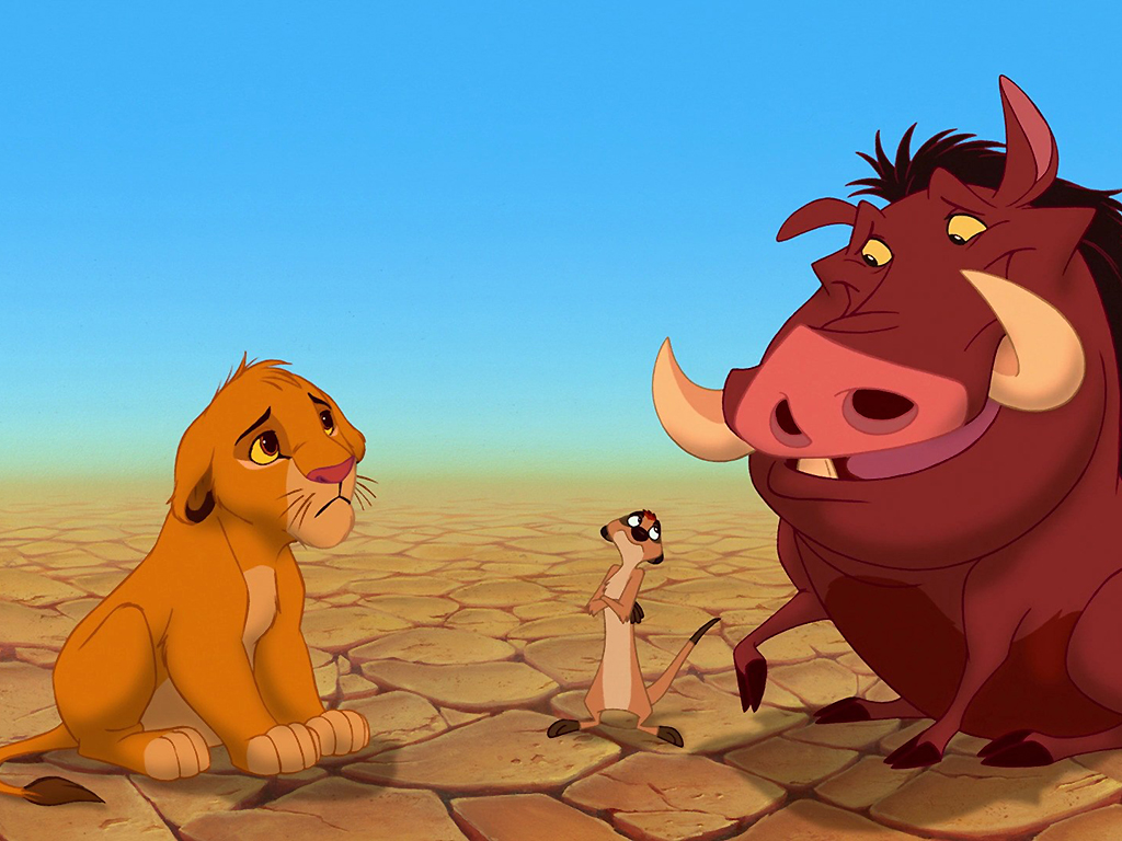 A scene from Disney's 1994 animated classic, 'The Lion King.'.