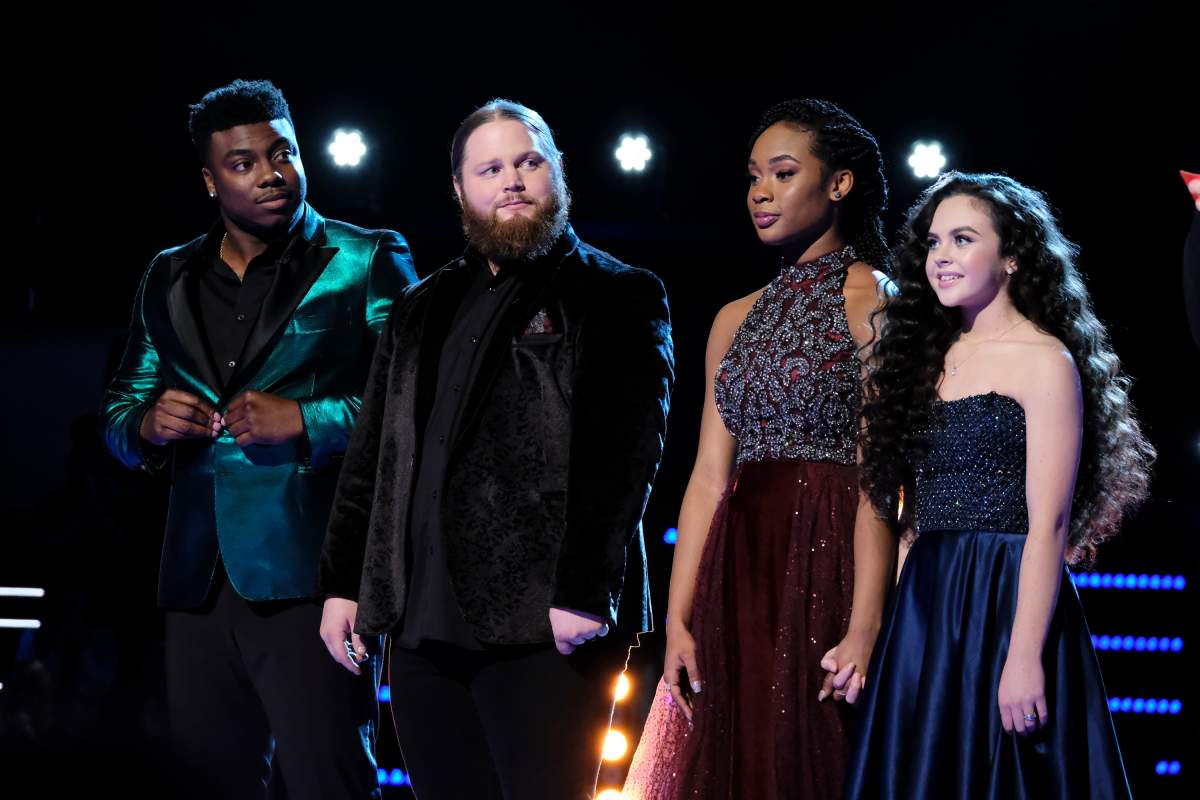 (L-R) Kirk Jay, Chris Kroeze, Kennedy Holme and Chevel Shepherd on Dec. 18, 2018.