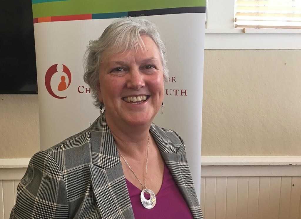 Jennifer Charlesworth, B.C.'s representative for children and youth, is seen in Victoria on Monday, Dec. 10, 2018.