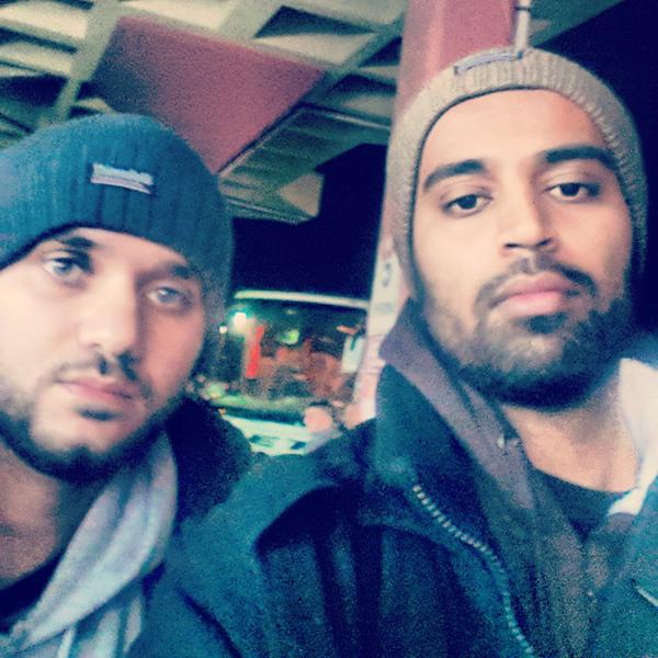 Ahmad Waseem, an ISIS fighter from Windsor, Ont., with Mohamed El Shaer, who travelled with him to Syria but has since returned.