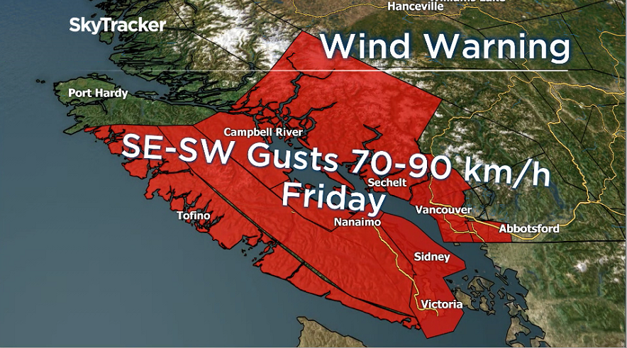 Powerful Storm To Hit Vancouver, Almost Exactly 12 Years After Winds ...