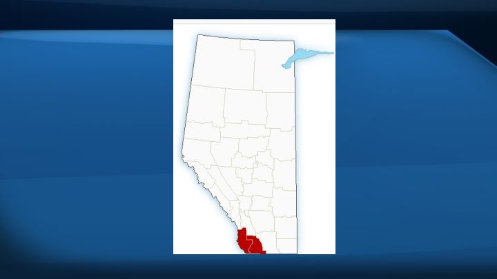 A wind warning has been issued for parts of southern Alberta as Environment Canada forecasts that "strong westerly winds" could gust over 100 kilometres an hour in some areas on Tuesday.