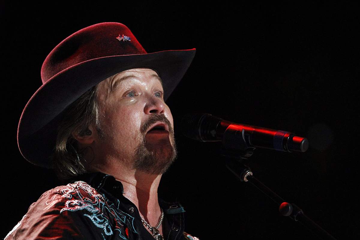 Travis Tritt performs during the CMA Fest at LP Field on Friday, June 6, 2014, in Nashville, Tenn.