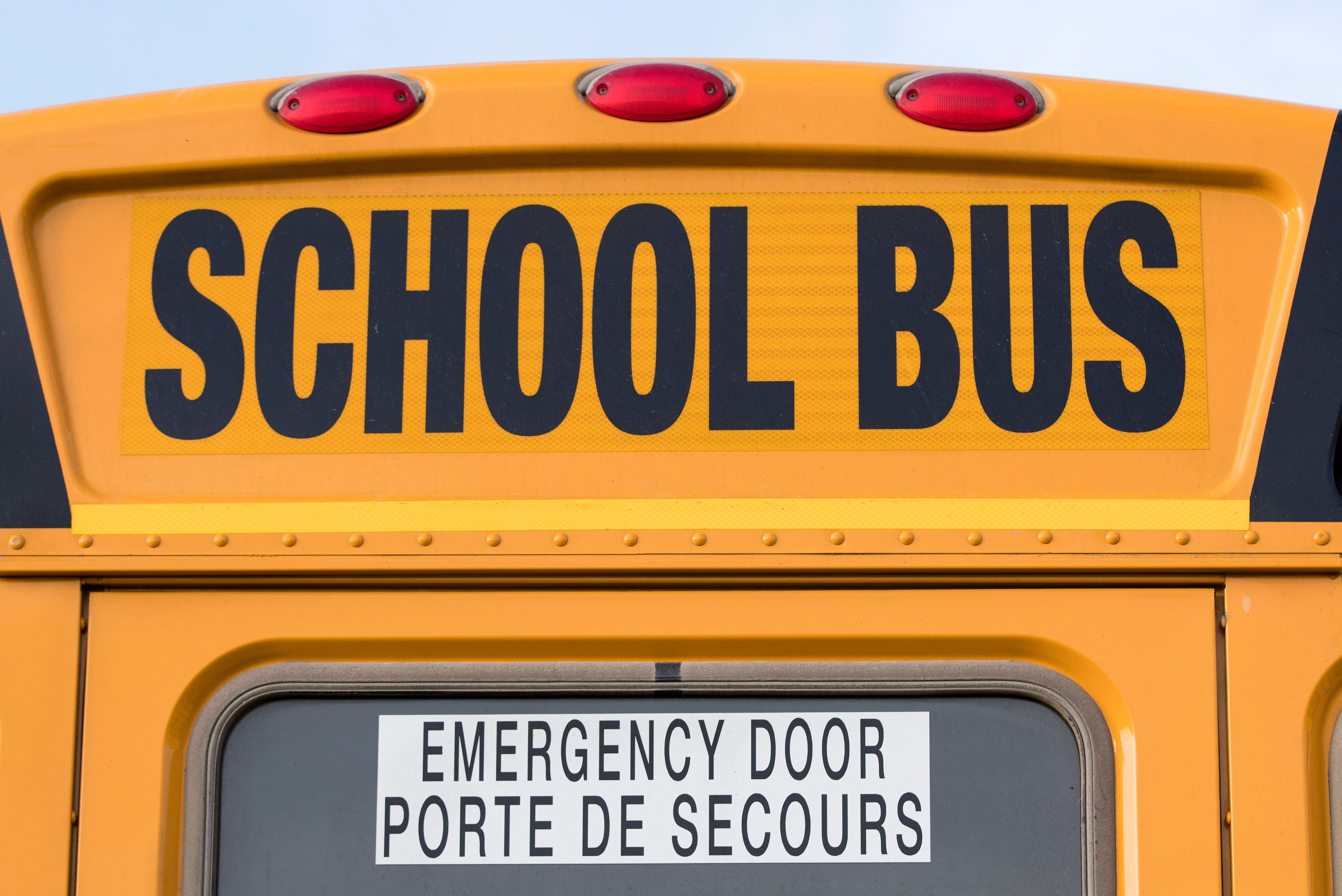 At 7:18 a.m. Monday, OPP say they were called to investigate after a school bus rear-ended a grey car on Highway 10, south of Flesherton, Ont., in Grey County.