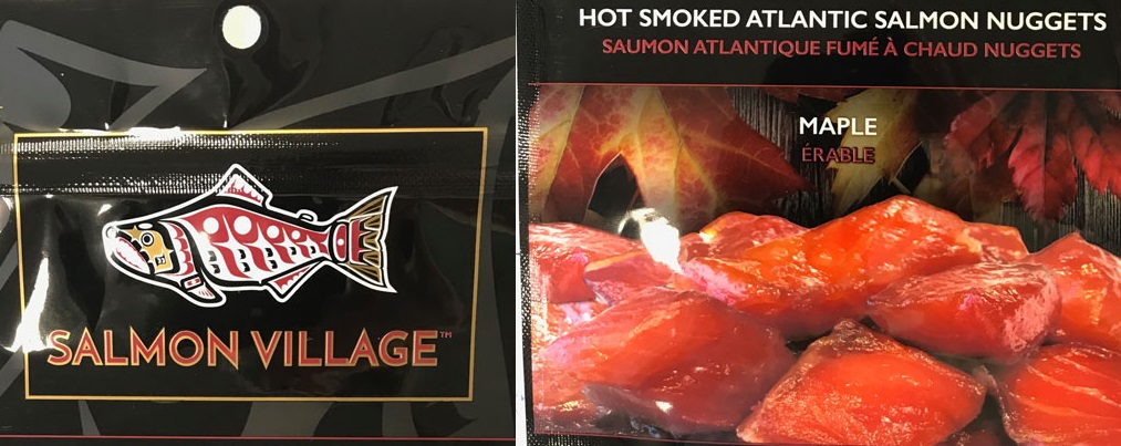 Maple variety Hot Smoked Atlantic Salmon Nuggets in 150 gram packets labelled "1227.18 F26.18" and all best before codes could be contaminated with Listeria monocytogenes.