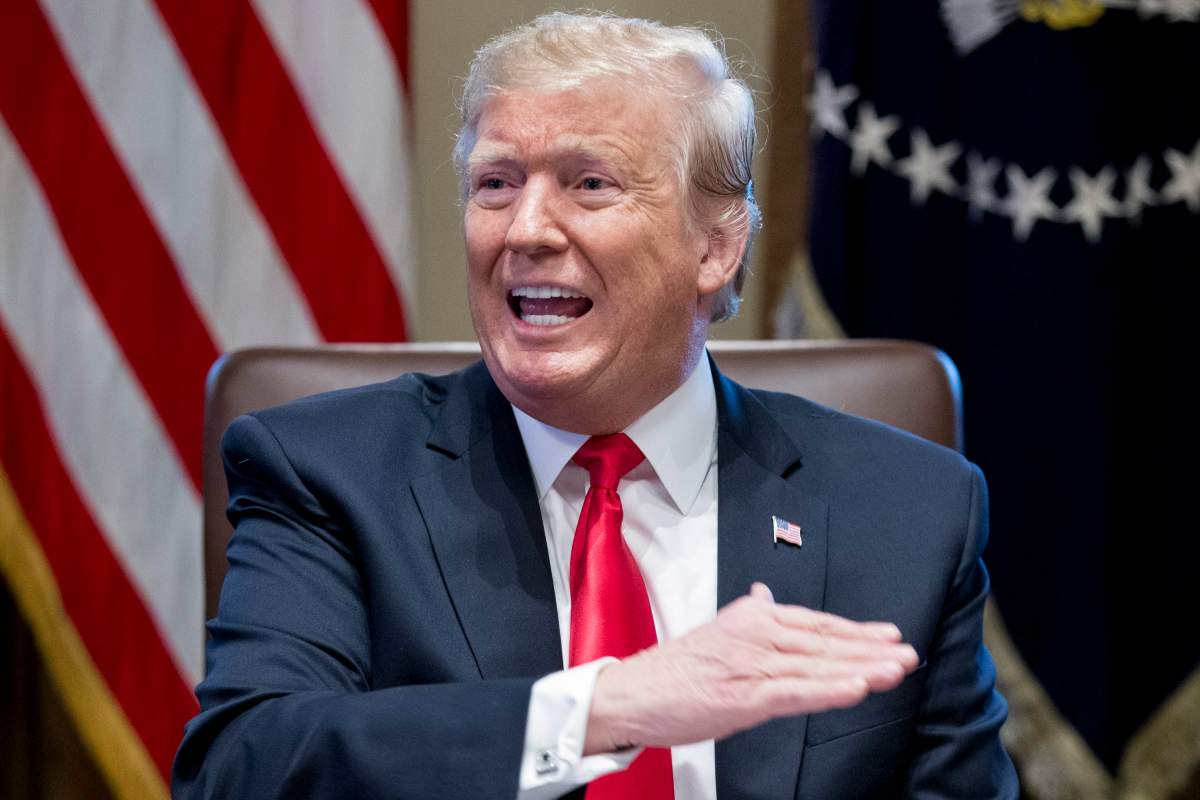 US President Donald J. Trump speaks during a meeting with members of his Cabinet in the Cabinet Room of the White House in Washington, DC, USA, 02 January 2019. 

