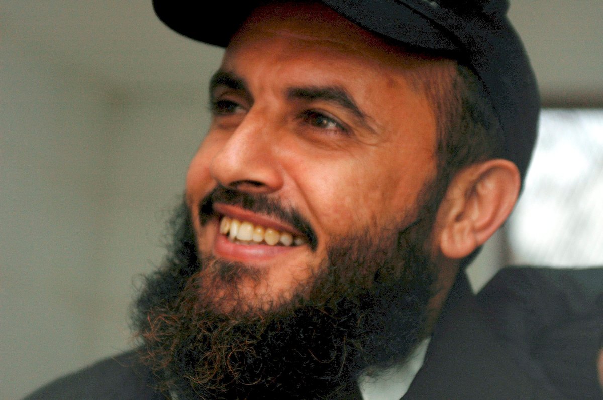 Jamal Mohammed al-Badawi, the mastermind of the October 2000 terrorist attack against the US USS Cole warship in Sana'a , Yemen, 16 January 2005.



