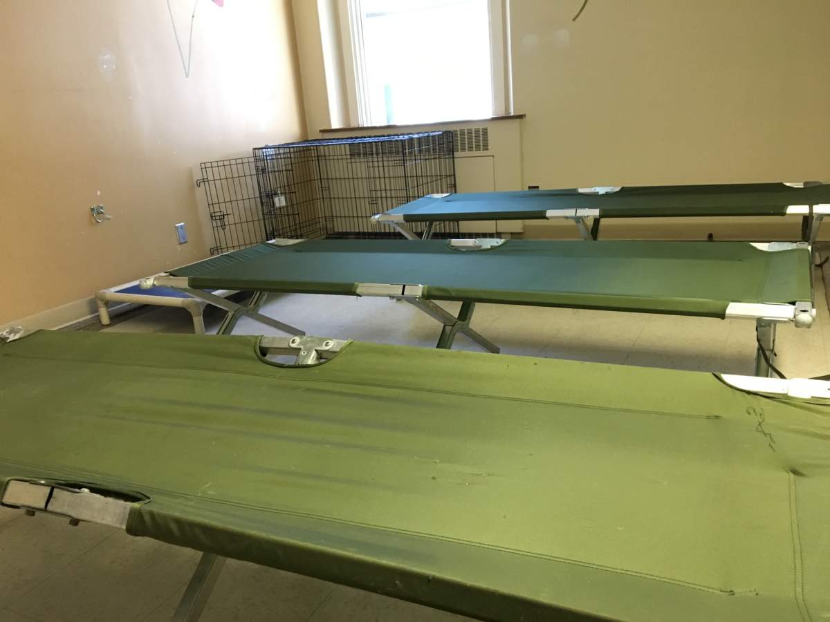 Of the 1,585 people who sought refuge at the emergency venue, 89 per cent were men, 10 per cent were women and one per cent were trans.