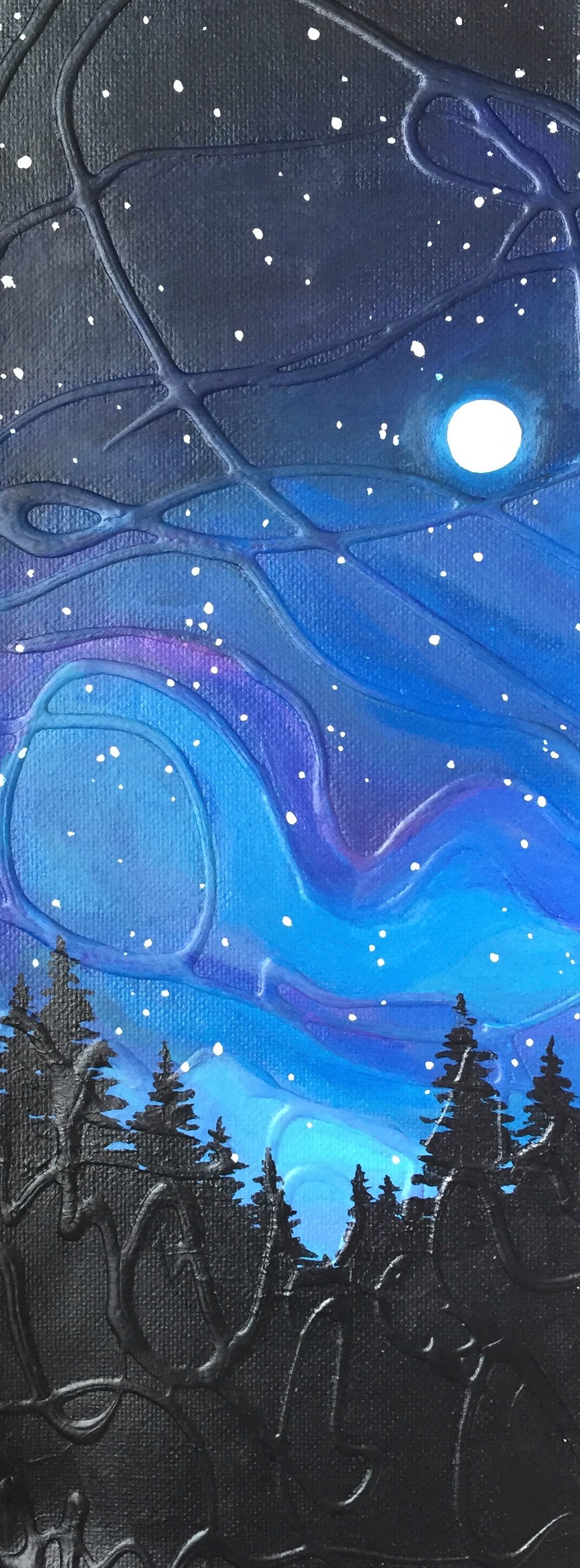 Starry Night Sky Acrylic Workshop with Shannon Wilson - image