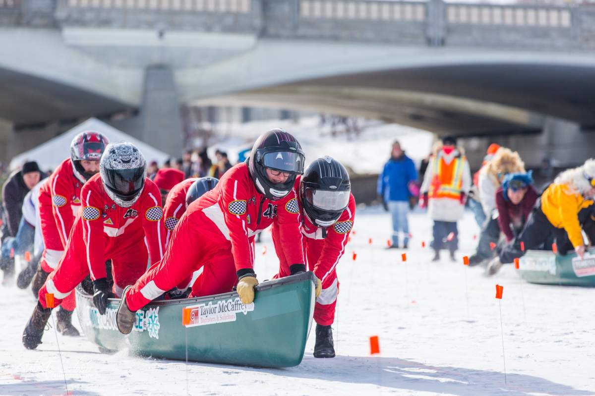 Wild Winter Canoe Race - image