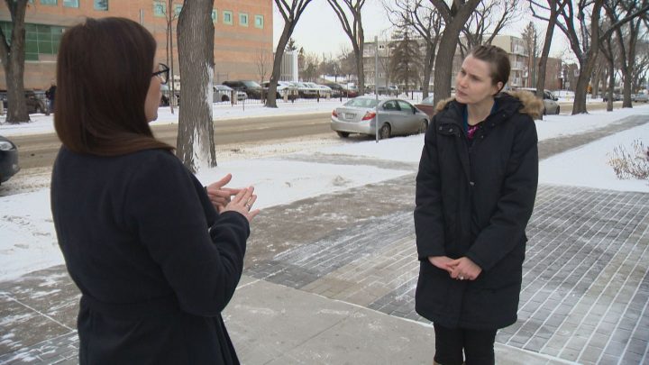 Alicia Yashcheshen (right), a CBD user and acting director of the Saskatchewan Medical Cannabis Association.