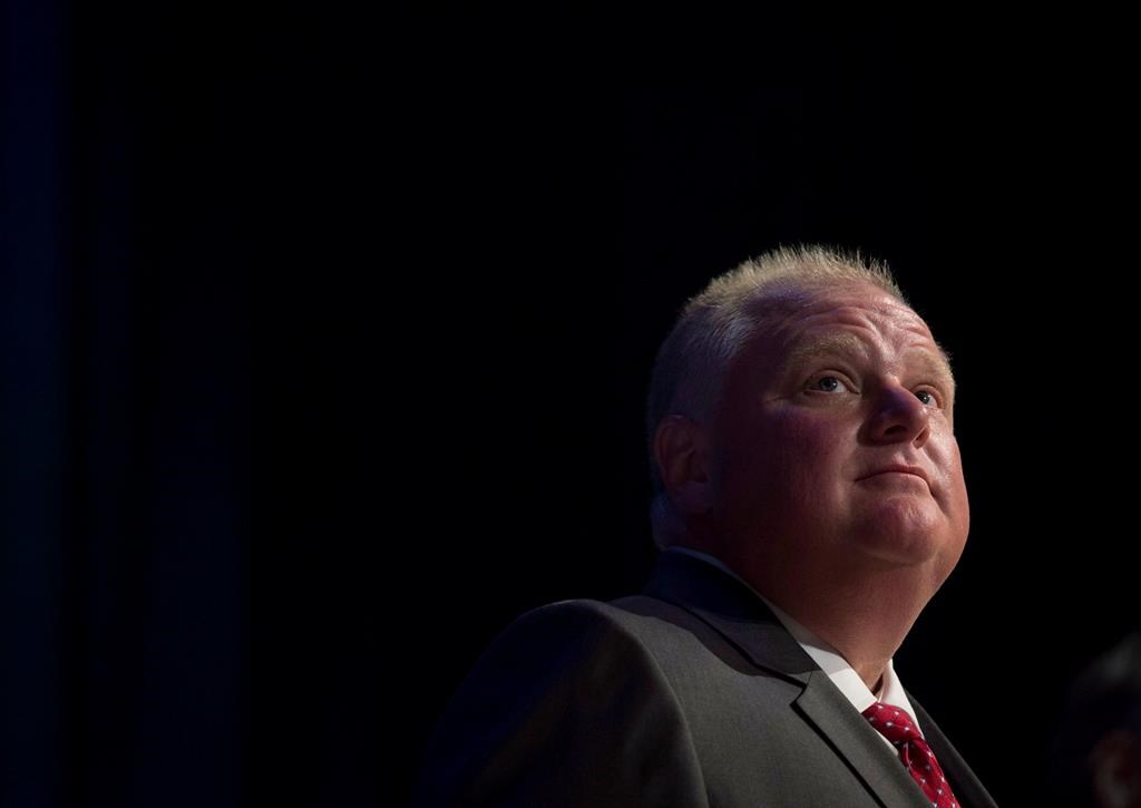 Mayor Rob Ford. THE CANADIAN PRESS/Darren Calabrese.