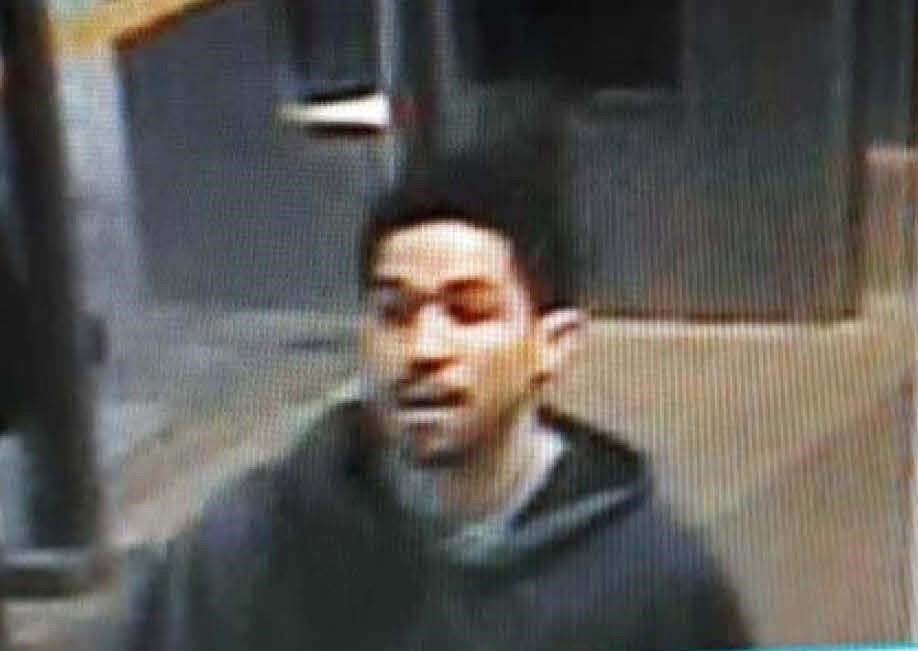 Security footage shows Daon Glasgow, later identified as the suspect in the shooting of a Transit Police officer in Surrey on Jan. 30, 2019.